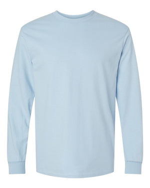 Gildan Adult Ultra Cotton® Long-Sleeve T-Shirt - Light Blue
