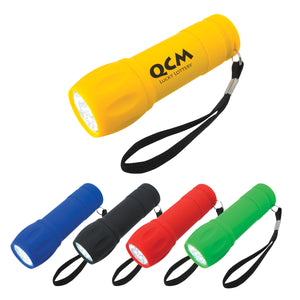 Rubberized Torch Light With Strap