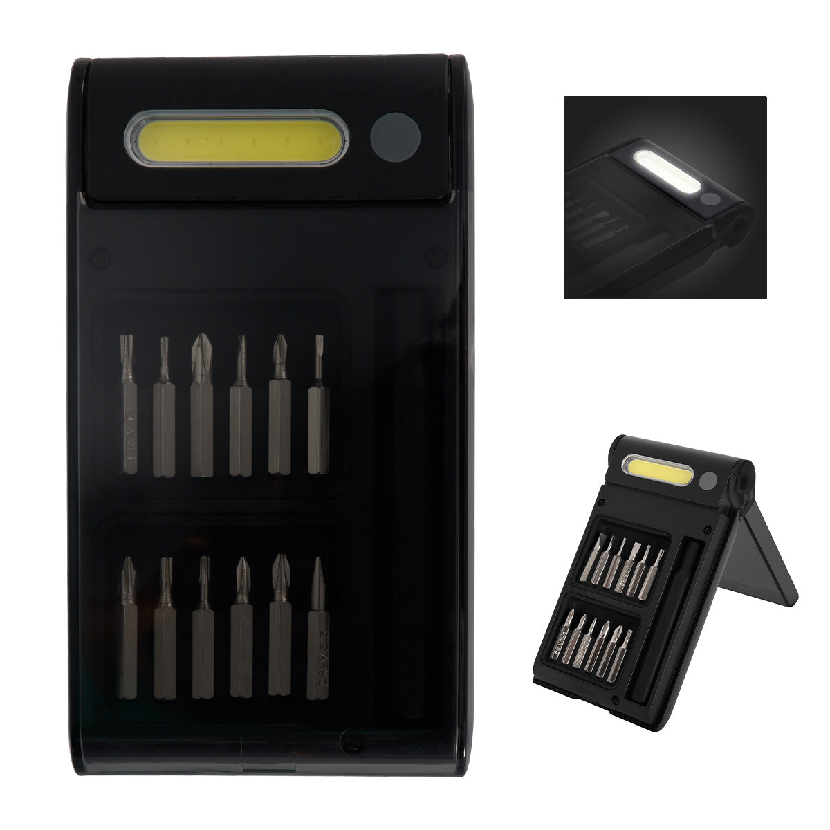 14-in-1 Fix All Screwdriver Set - Black