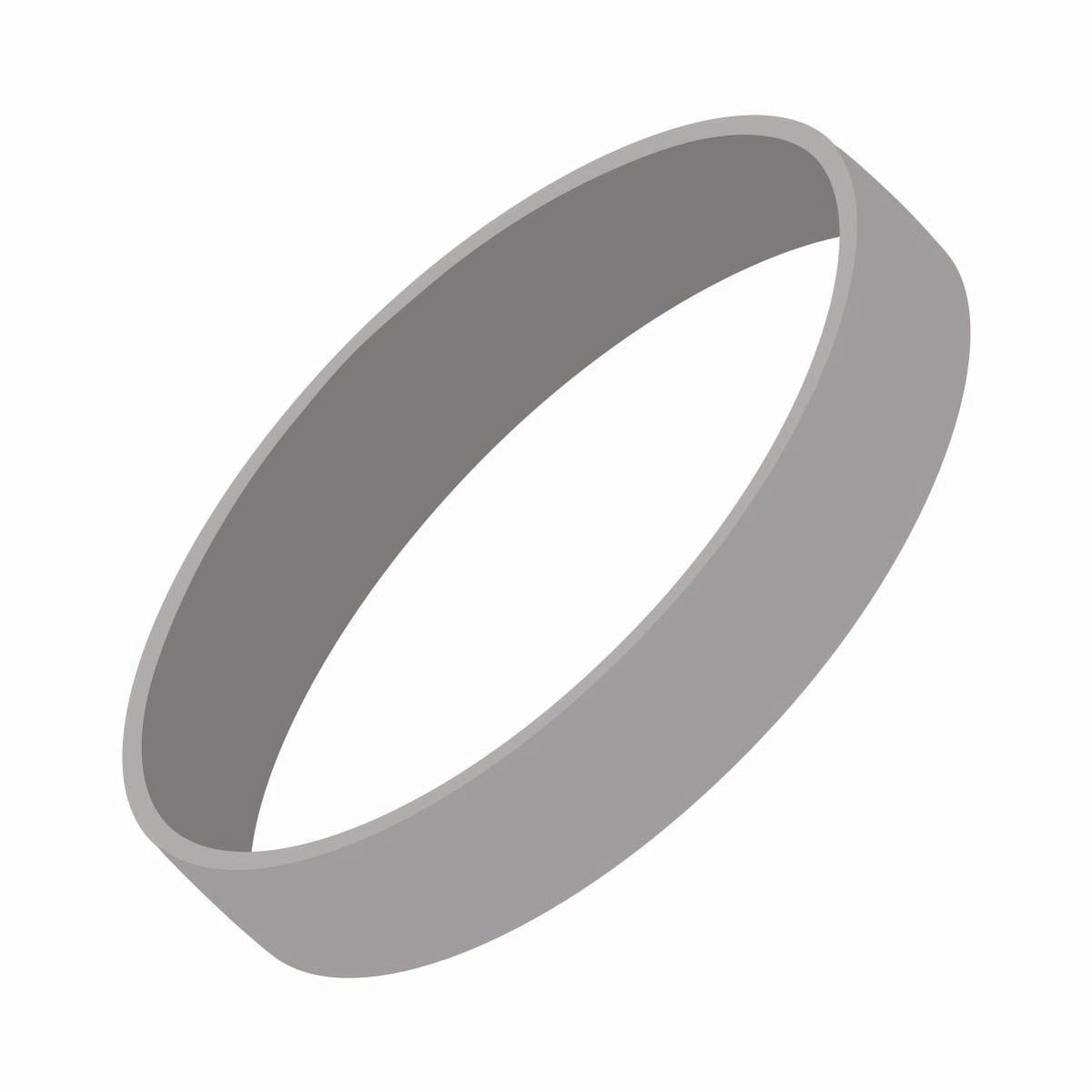 Silicone Wrist Bands - Debossed with Color CM2050_DC -