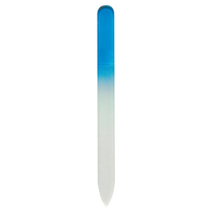 Glass Nail File In Sleeve - Blue