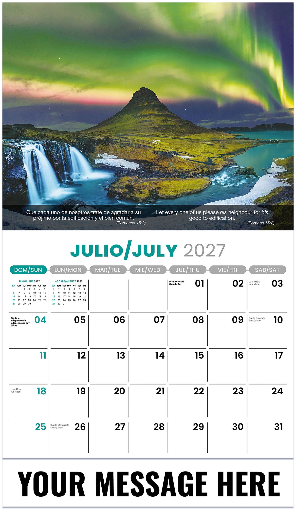Faith Passages (Bilingual) - 2027 Promotional Calendar