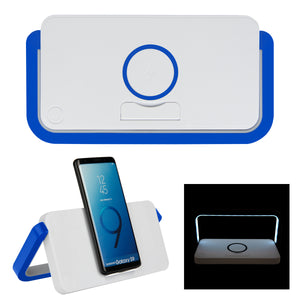 Desktop Reading Lamp Wireless Charger - Blue