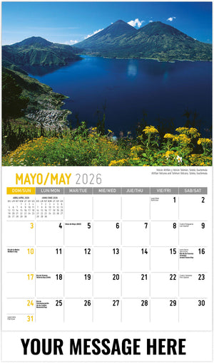 Beauty of Latin America (Bilingual) - 2026 Promotional Calendar