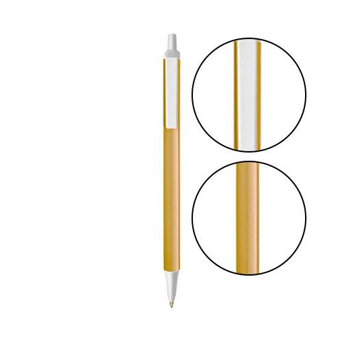 Cream BIC® Clic Stic® Pen - Cream With Clear