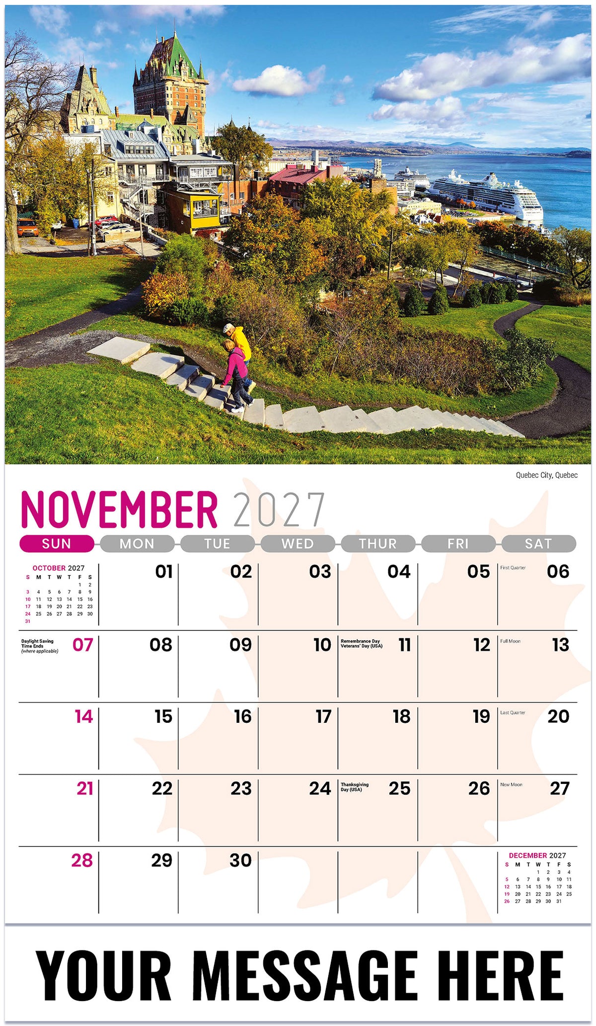 Scenes of Canada - 2027 Promotional Calendar