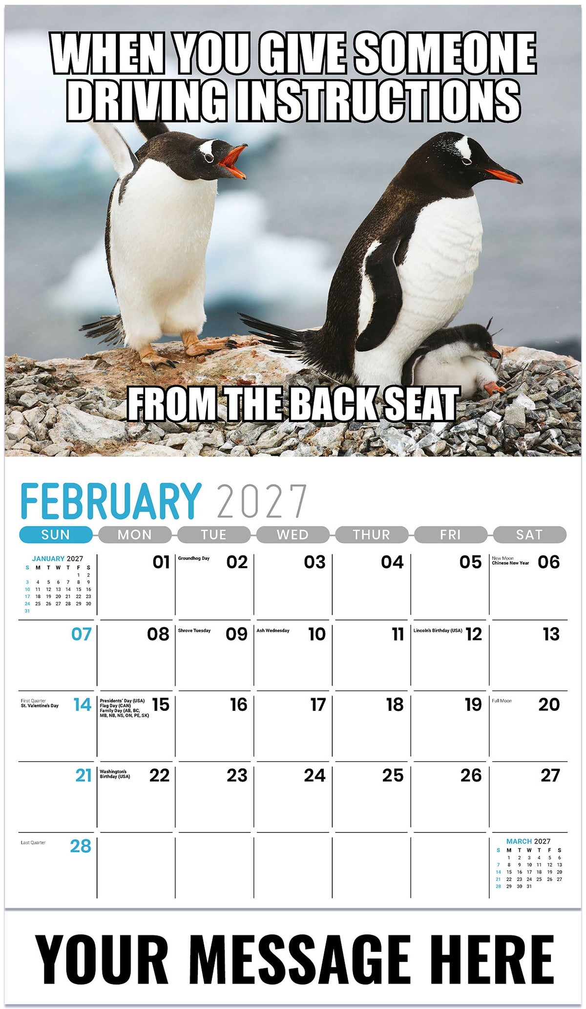 The Memeing of Life - 2027 Promotional Calendar