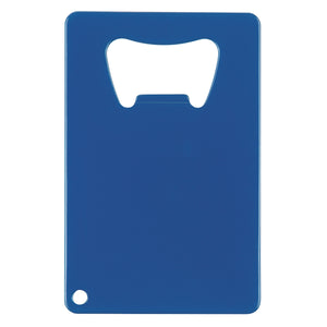 Credit Card Shaped Bottle Opener - Blue