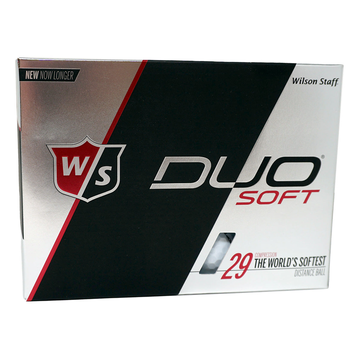 W/S Duo Soft Spin Golf Balls in Black Box (12 Pack) - White
