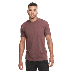 Next Level Unisex CVC Crewneck T-Shirt - Heather Maroon