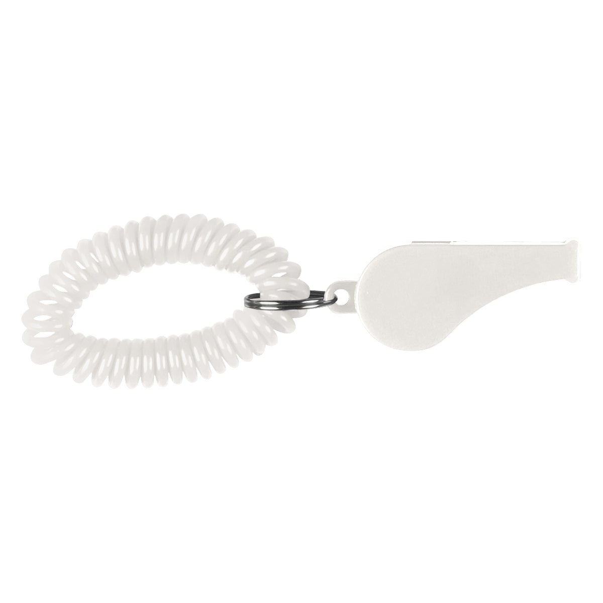 Whistle With Coil - White