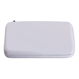 Zippered Travel Case - White