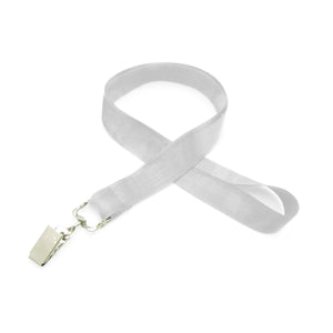 3/4" BEST Value Lanyard - White