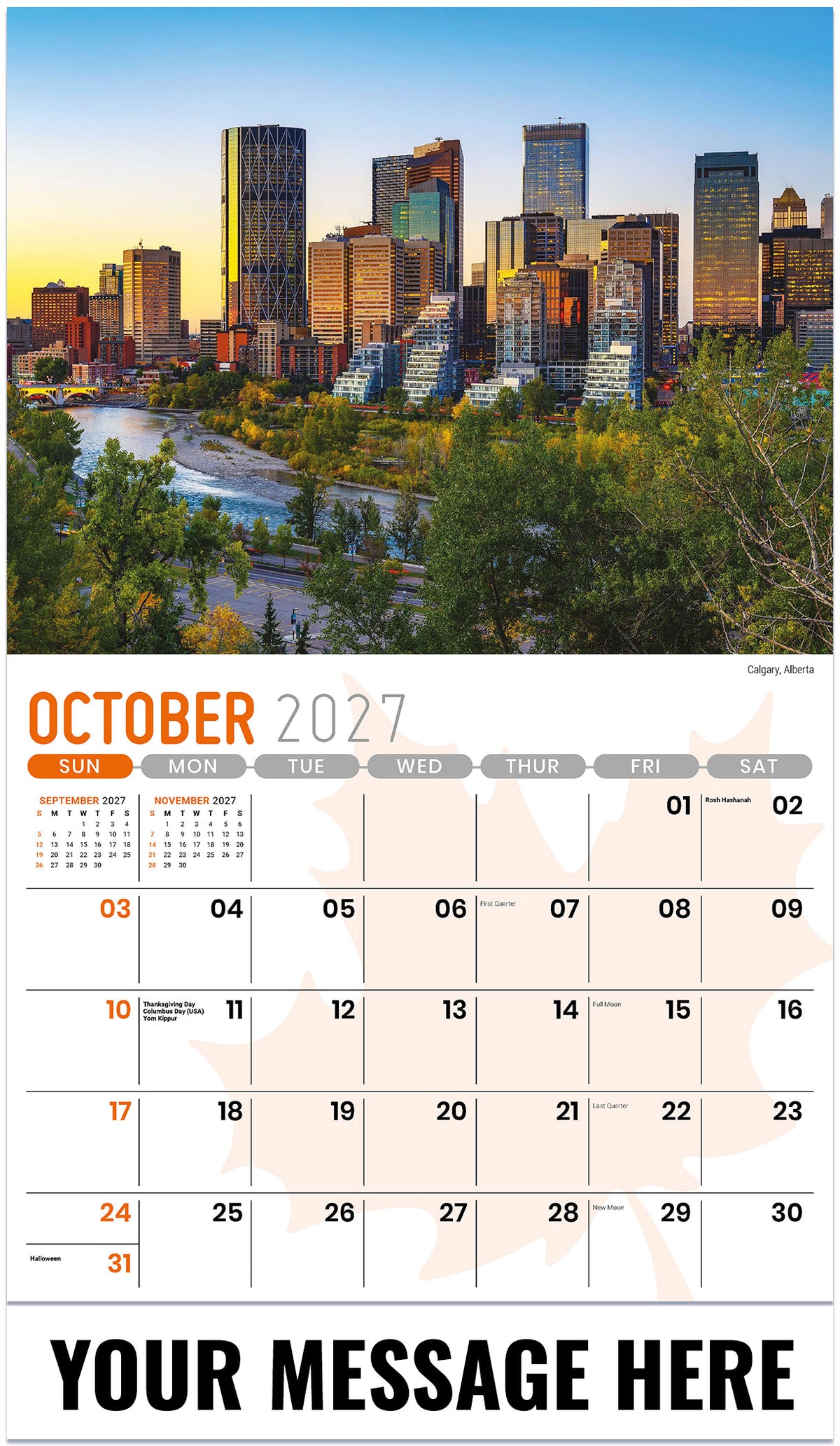 Scenes of Canada - 2027 Promotional Calendar