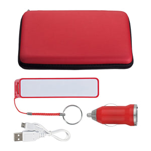 Deluxe Travel Kit - Red