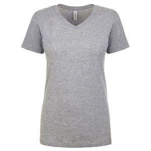 Next Level Ladies' Ideal V - Heather Gray