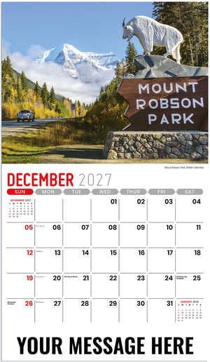 Scenes of Western Canada - 2027 Promotional Calendar