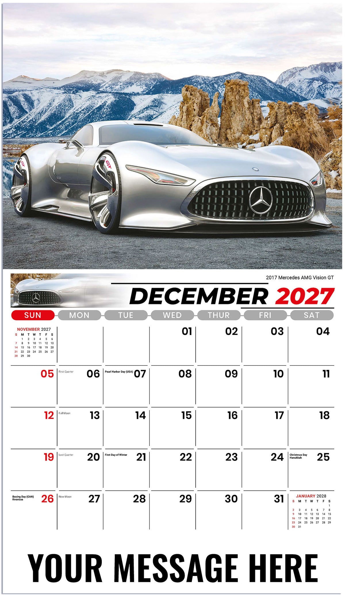 Exotic Cars - 2027 Promotional Calendar