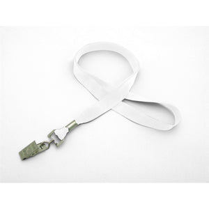 5/8" BEST Value Lanyard - White