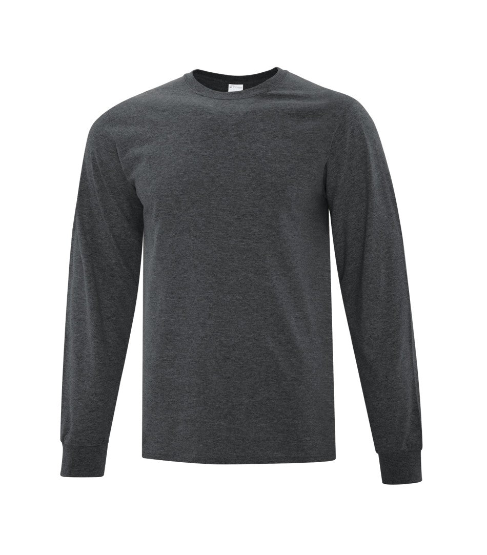 ATC Everyday Cotton Long Sleeve Tee - Color - CM1001 - Dark Heather