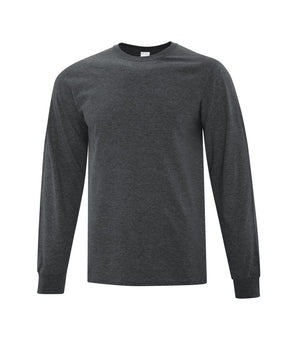 ATC Everyday Cotton Long Sleeve Tee - Color - CM1001 - Dark Heather