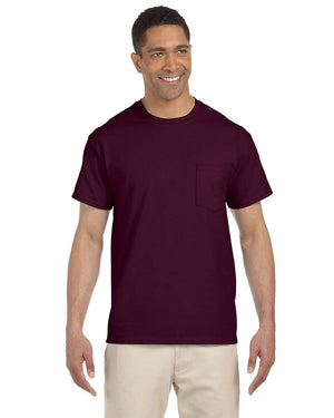 Adult Gildan Ultra Cotton® Pocket T-Shirt - Color - ACG230 - Maroon