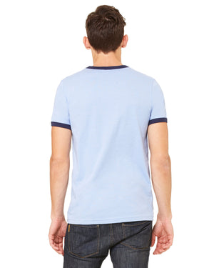 Bella + Canvas Men's Jersey Short-Sleeve Ringer T-Shirt