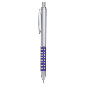 The Vegas Pen - Silver With Purple