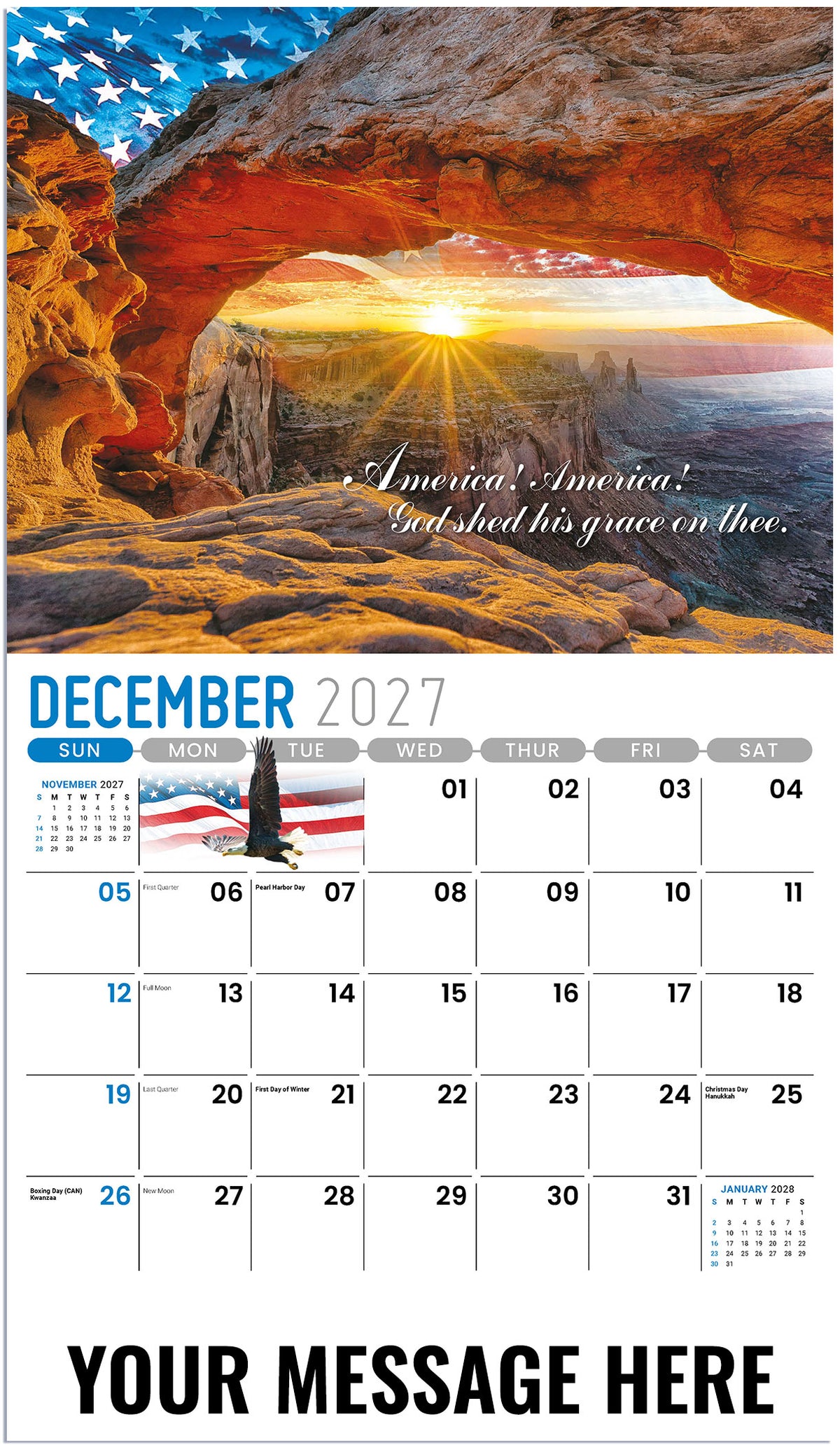 America The Beautiful - 2027 Promotional Calendar