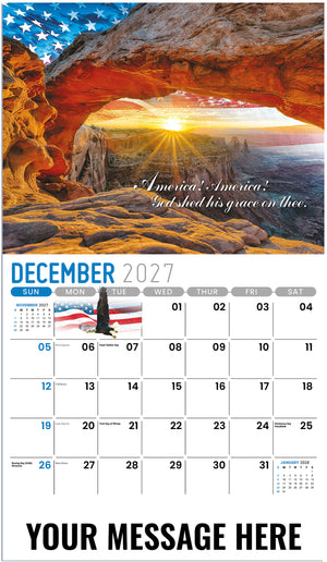 America The Beautiful - 2027 Promotional Calendar