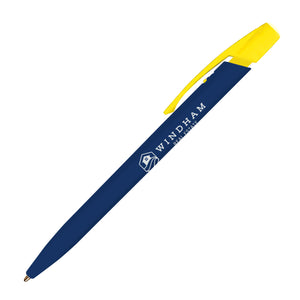 BIC® Media Clic™ Pen - Navy With Yellow