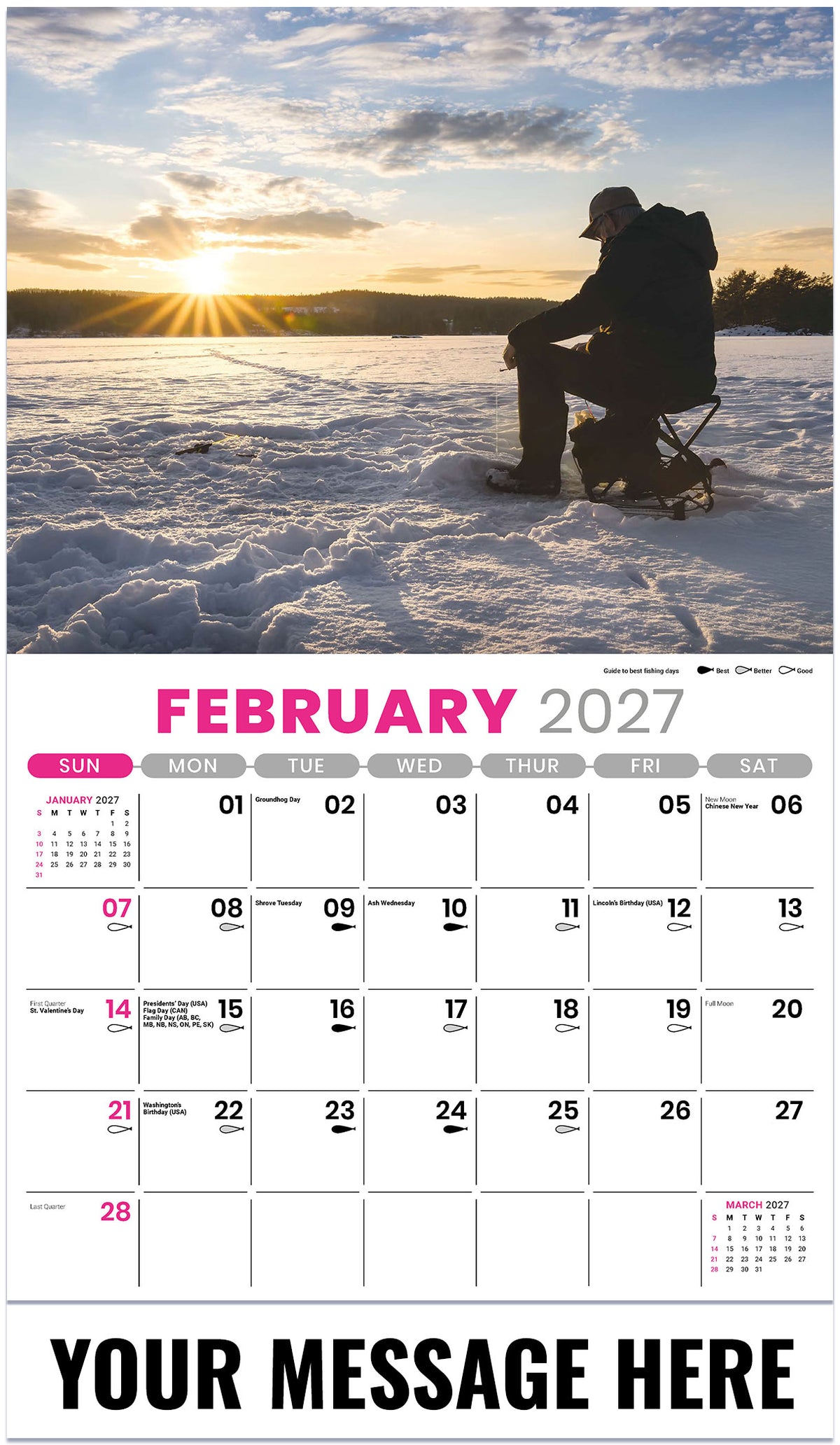 Fishing and Hunting - 2027 Promotional Calendar