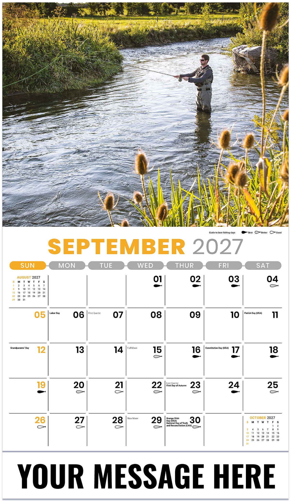 Fishing and Hunting - 2027 Promotional Calendar