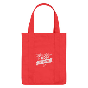 Non-Woven Shopper Tote Bag With 100% RPET Material