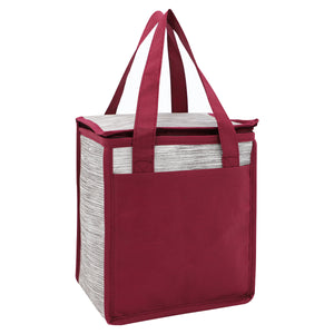 Fresno Non-Woven Cooler Bag - Burgundy