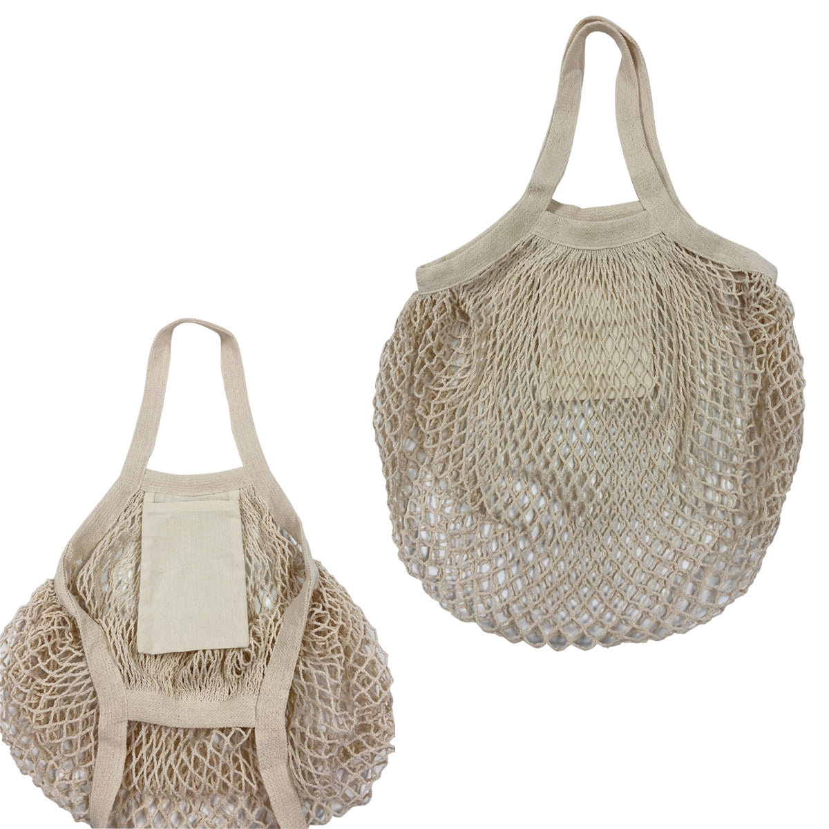 Cotton Market Tote Bag - Natural