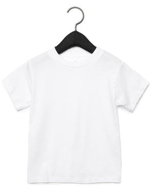 BELLA + CANVAS Toddler Jersey Short-Sleeve T-Shirt - White