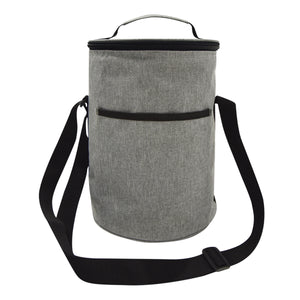 Gather Round Heathered Cooler Bag - Gray