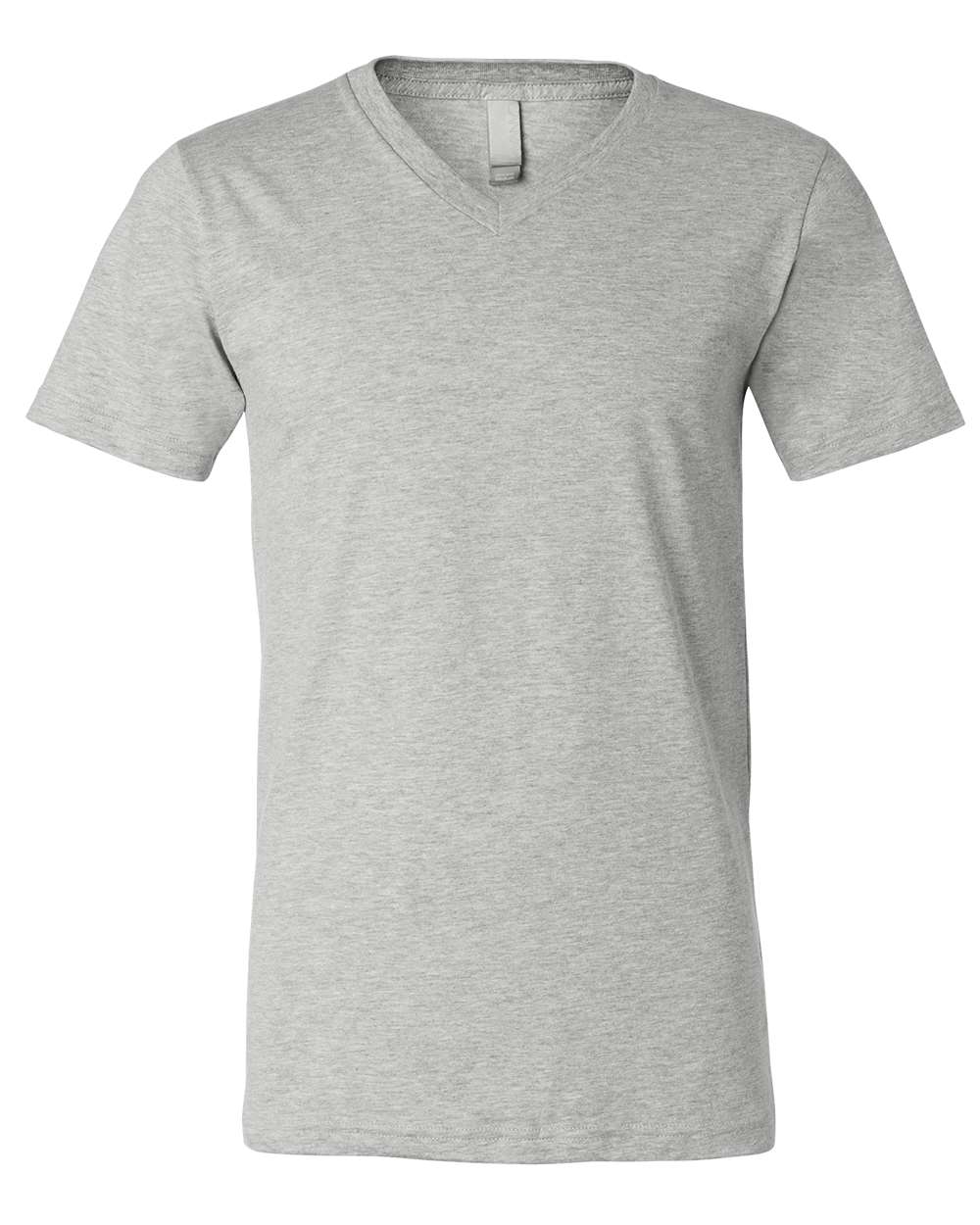 BELLA + CANVAS Unisex CVC Jersey V-Neck T-Shirt - Athletic Heather
