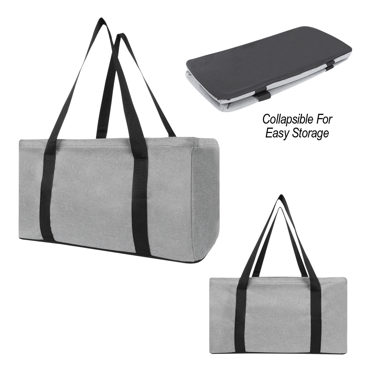 Hamilton Heathered Trunk Organizer - Gray With Black