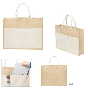 Julia Jute Tote Bag - Natural