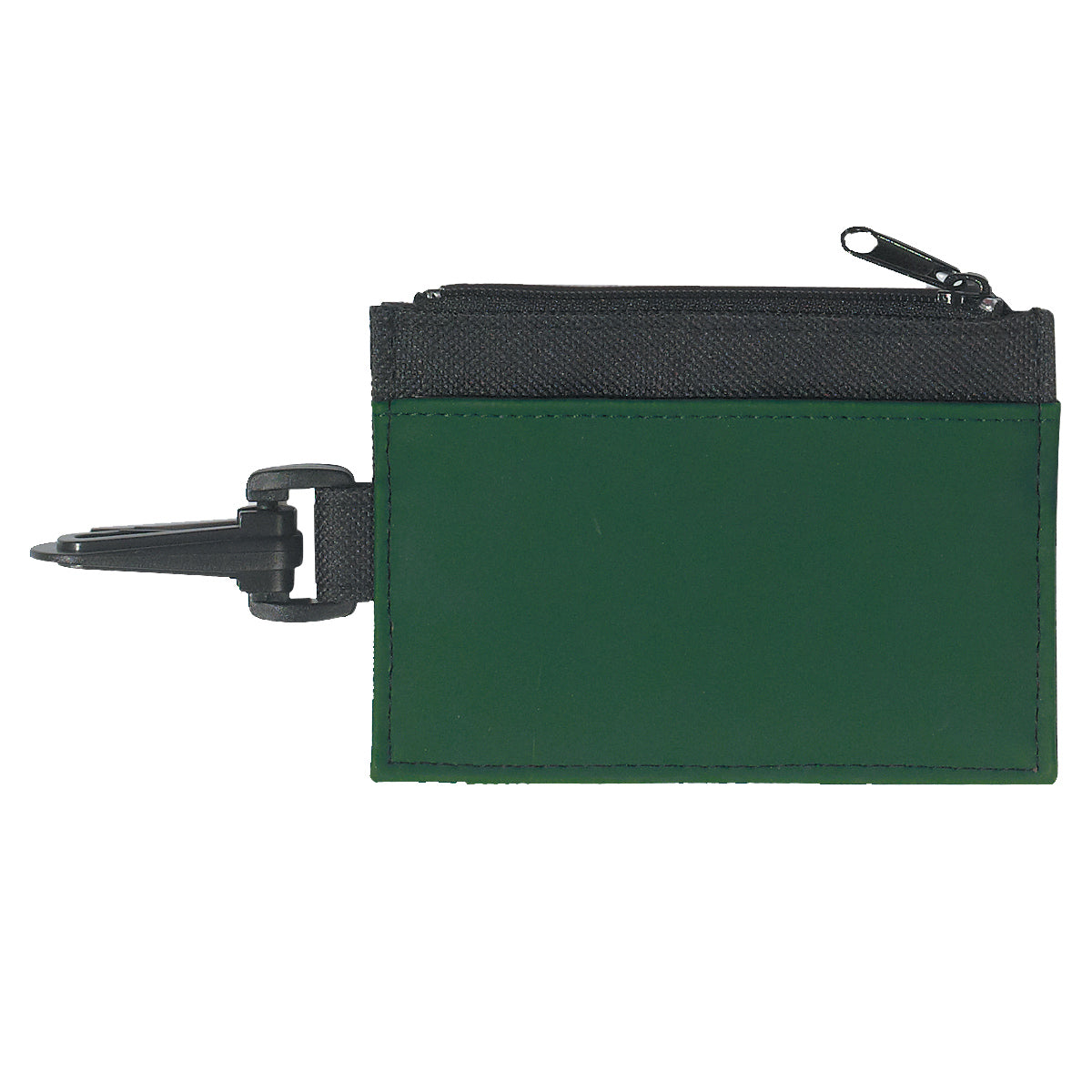 ID Holder - Black With Dark Green