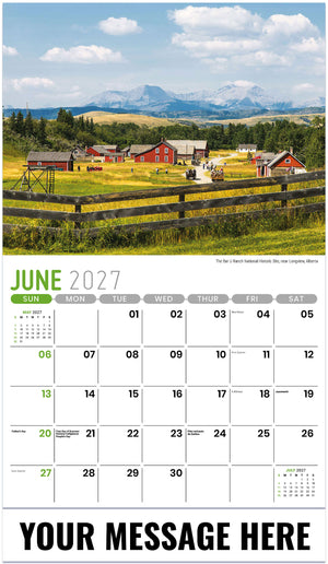 Scenes of Western Canada - 2027 Promotional Calendar