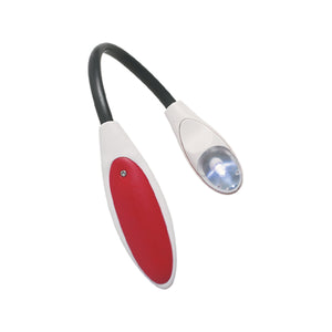 Bendable Book Light - Red With White