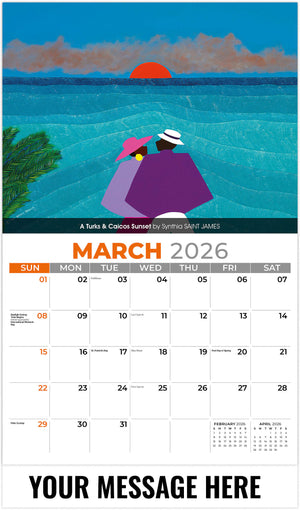 Celebration of African American Art - 2026 Promotional Calendar