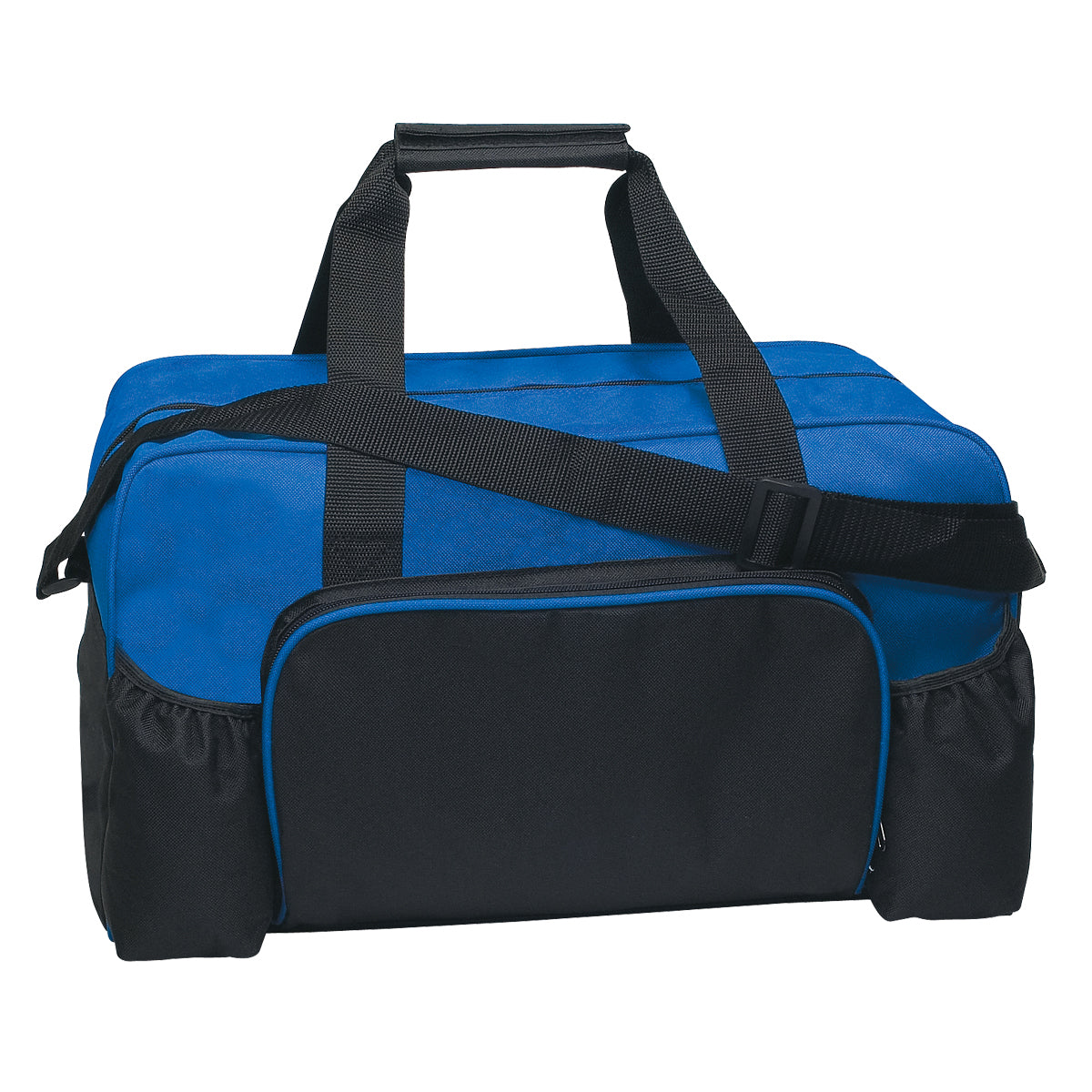 Econo Duffel Bag - Royal Blue With Black