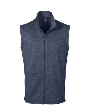 Devon & Jones Men's Newbury Mélange Fleece Vest