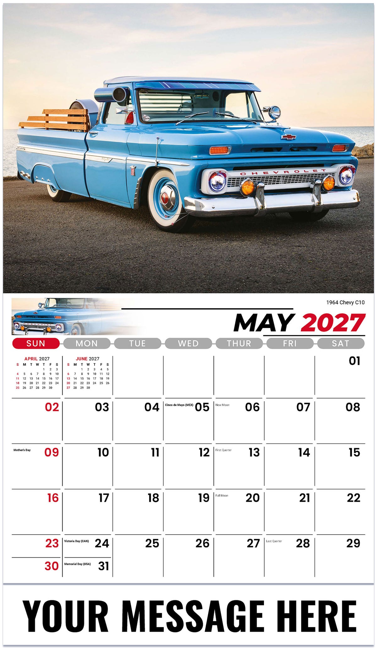 Pumped-Up Pickups - 2027 Promotional Calendar