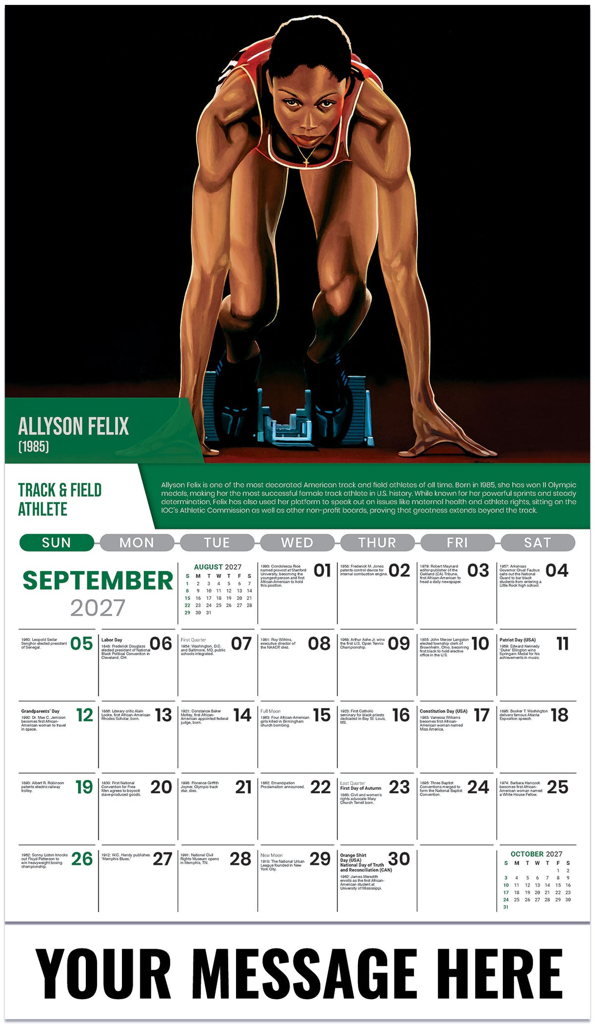 Black History: A Celebration - 2027 Promotional Calendar