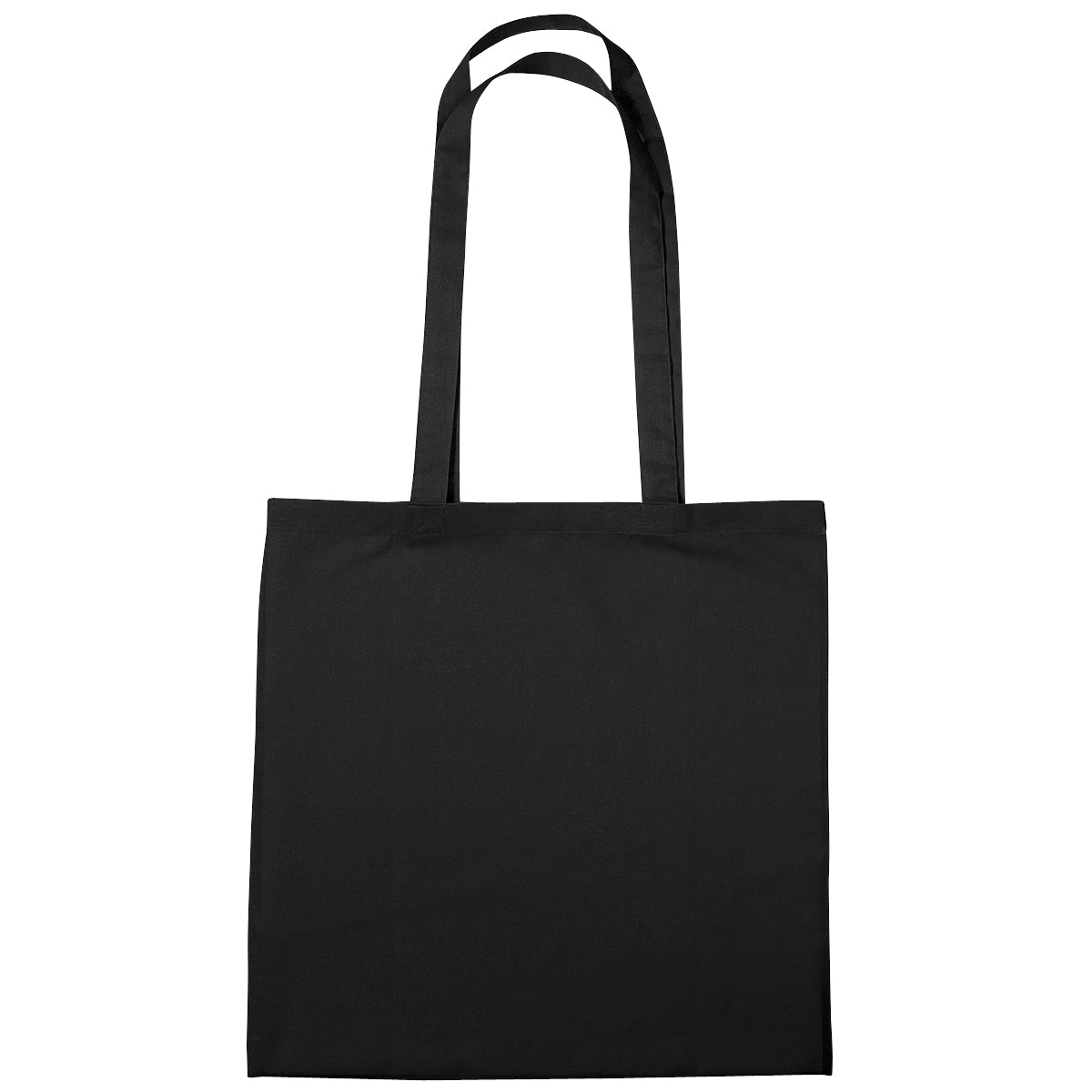 100% 4 Oz. Cotton Tote Bag - Black